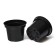 Pot for seedlings, 2 l, d = 17.5 cm, h = 13 cm, black, greengo