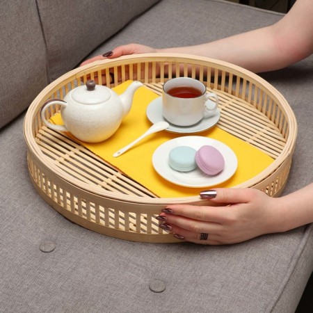 Koffee table wicker "Onis" YS-011, 48x49cm-6