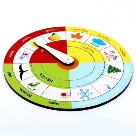 Puzzle clock "Seasons"-1