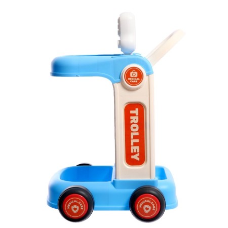 Game set "Doctor" on a cart, with accessories-1
