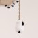 House for cats with a claw, with a site and shelf, 65 x 51 x 173 cm, Dalmatian