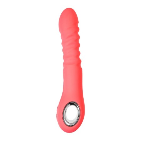 Stimulator with the up & Down Flovetta Flox, 21.5 cm, silicone, coral color-5