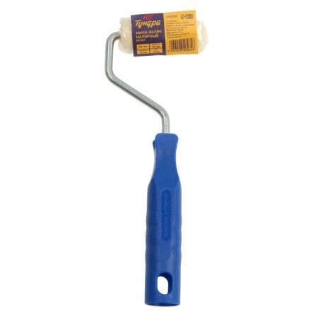 Mini-veil tundra, velor, 60 mm, handle d = 6 mm, d = 15 mm, pile 5 mm-5