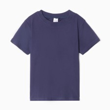Футболка детская, цвет тёмно-синий, рост 122 см