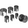 Set of crowns Stayer 2956-2, 7 wooden shells, 26-64x50 mm