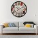 Wall clock, series: loft, D-50 cm