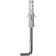 Dowel "bison", type "euro", spacer, coop-coil 8x85 mm, polypropylene, 12x60 mm, 30 pcs