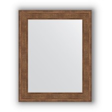 Mirror in the baguette frame - dry reed 51 mm, 39 x 49 cm, evoForm