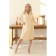 Female dress, size 46, peach color