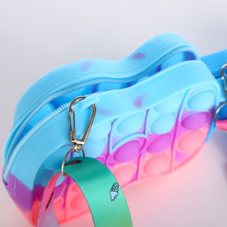 Bag's bag with lightning, pink/blue color-2