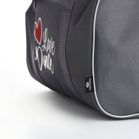 Female sports bag, textura, small size, gray color-8