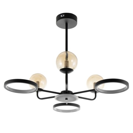 Mirbis chandelier 6XLED 30W 3xg9 black 75x75x59cm Bayerlux
