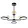 Mirbis chandelier 6XLED 30W 3xg9 black 75x75x59cm Bayerlux