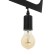 Bayerlux lamp "Figure 2" E27 40W black 35x19 cm