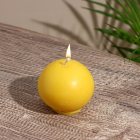 Candle "ball" 5x5x7.5 cm, soy wax, mix-1