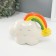Piggy bank Ceramics "Cloud-Sharik with Rainbow" 7.5x18x13.2 cm