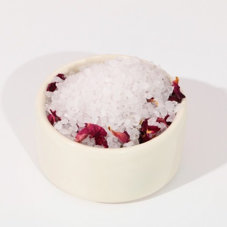 Bath salt "Happy March 8", with rose petals, 150g-3