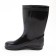 Women's boots with insulation, size 39, black color, PVC