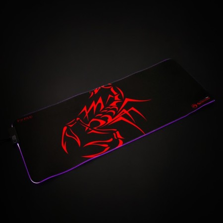MARVO MG010 mouse mat, game, 800x305x4 mm, backlight, black-8