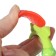 Silicone teether "strawberry", with a rattle, crumb I