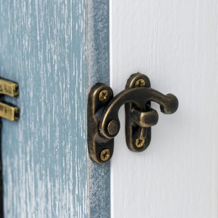 Keywood tree 6 hooks "Three keys" Blue 28x8x22 cm-1