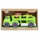 Eco-machine Funky Toys "Truck", with two machines, green color, 30 cm