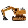 Excavator Radio -controlled "construction", mobile bucket, works from the battery
