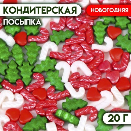 Confectionery Sprinking "Christmas Eve", 20 g