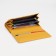Women's wallet on magnets, yellow color