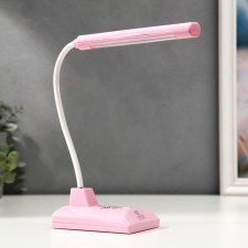 Table lamp 16291/1PK 16xLED 2W 2 USB AKB modes Pink 9x12x46 cm Risalux