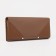 Women's wallet on magnets, brown color