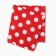 Towel 35x60cm peas, red, waffle, 120 g/m, HL100%
