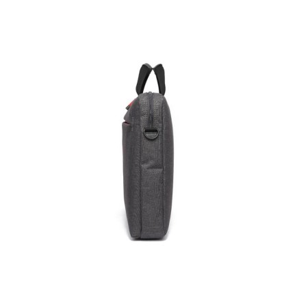 Business bag, lightning department, external pocket, gray color-2