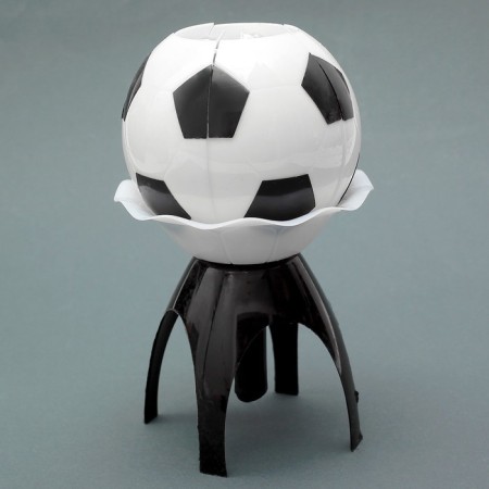 Candle for the cake musical "ball", white-black-4