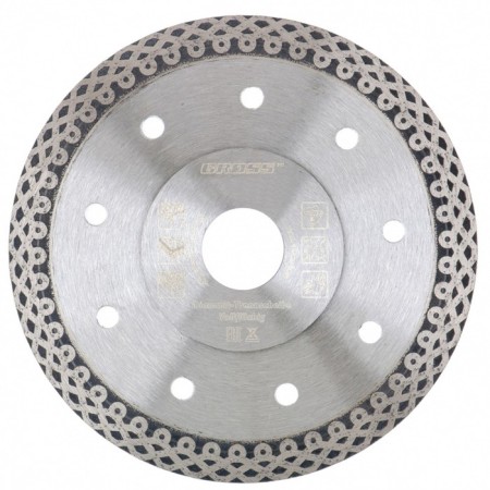 Diamond disk GROSS 73052, thin, continuous, wet cut, F115x22.2mm