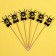 Spiders skewers, with a bow, in a set of 6 pieces