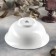 Porcelain salad Wilmax, 1.35 l, d = 20.5 cm, white color