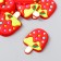 Decor for creativity Rubber "Watermelon Eskimo" set of 15 pcs 3.5x2.3 cm