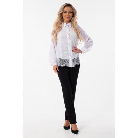 Female blouse, size 42, white color-6