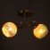 Aryan chandelier 2x40W E27 Gold Model: 2800084