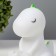 Night Dinosaurus LED from batteries white-green 12x10x14 cm