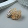 Hair crab "Berta" loops, 2.5 cm, gold