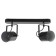 SPOT Lamp 47105/2 2x60W E27 Black 31x12x12 cm