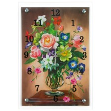 Carting clock is wall-mounted, interior 