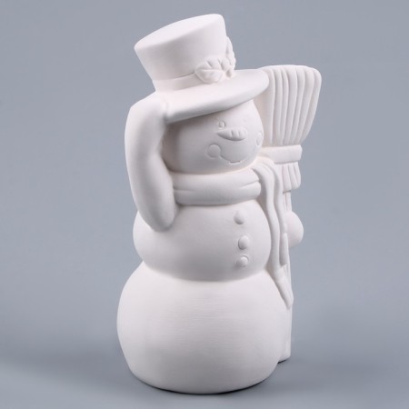 Figure for painting "Snowman with a broom", brush-3