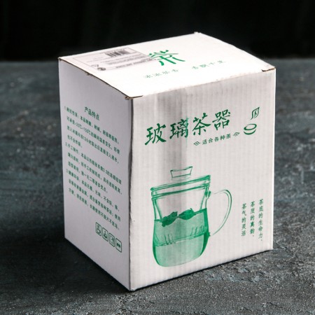 Glass mug for brewing with sieve "Sophie", 350 ml-2
