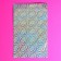 Gift holographic package with sticky tape, "kaleidoscope", 10x14+2 cm