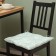 Siddle on the chair Ethel "Cell" ts. Oliv, 40x40 cm, 100% p/e