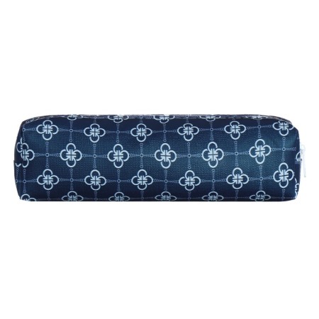 School Penal on the zipper Calligrata "Clover four -leaved", blue-2