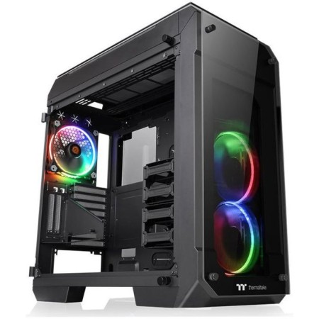 Thermaltake View 71 TG RGB case, without PSU, ATX, Black-7